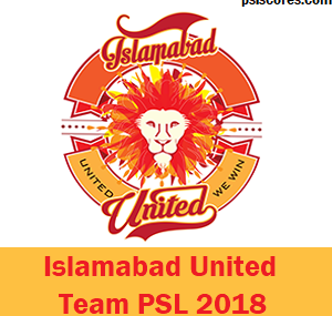 Islamabad United Squad for PSL 2018