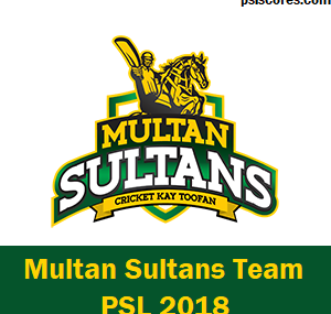 Multan Sultans Squad PSL2018