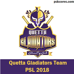PSL2018 - Quetta Gladiators