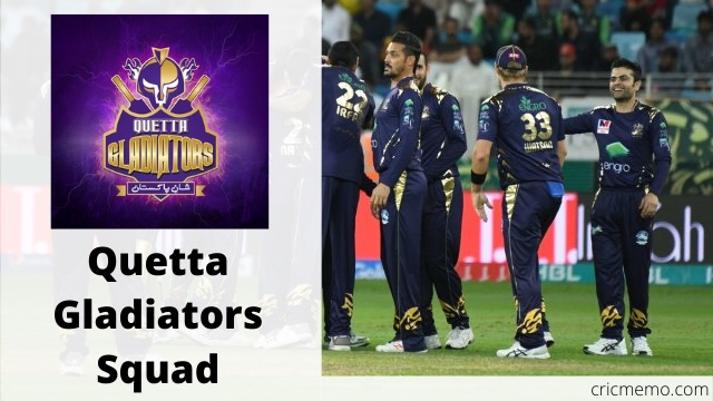 Quetta Gladiators Squad 2022