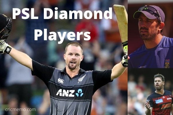 PSL 6 Diamond Category Players List 2021
