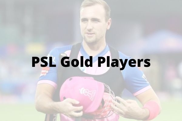 PSL 6 Gold Category Players List