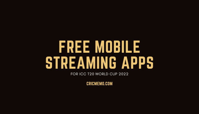 Free Mobile Streaming Apps T20 World Cup New Zealand